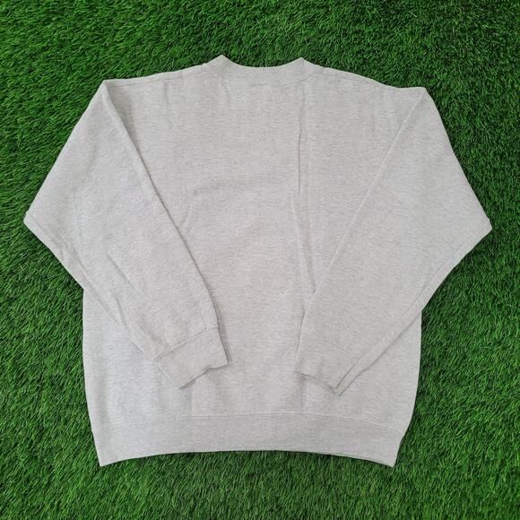 Vintage Skinner-Magnet Center Sweatshirt Womens L 23x23 Crop - Picture 2 of 13